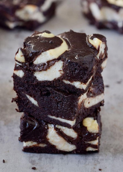 Chocolate Cheesecake Swirl Brownies (Dairy free, vegan, GF)