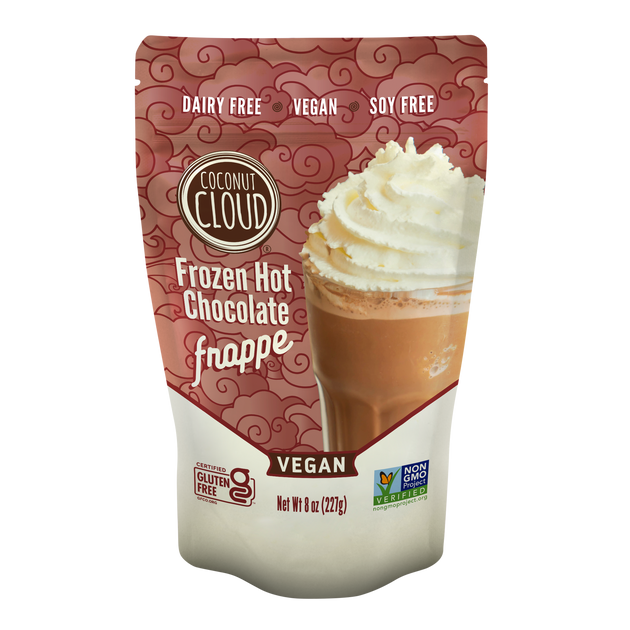 Frozen Hot Chocolate Frappe Dairy Free Coconut Cloud