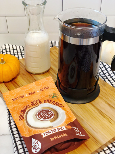 Coconut Cloud Pumpkin Spice Latte (Vegan, Dairy-Free)