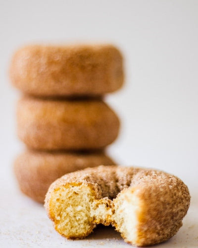Baked Pumpkin Spice Apple Cider Donuts (vegan)