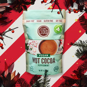 SIMPLE, CLEAN INGREDIENTS: Our delicious hot cocoa mix is made from dried coconut milk, rich cocoa powder, and a hint of peppermint & sugar. JUST ADD WATER: It's never been easier to enjoy your favorite drink, dairy-free. Simple add hot water, stir, sip and enjoy! HAPPINESS GUARANTEE: Try us risk free for 14 days. While we are not able to accept returns for food products, we'd be more than happy to issue you a refund if you are unsatisfied with your purchase. Simple reach out to us from your orders tab.