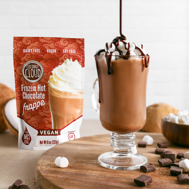 Frozen Hot Chocolate Frappe - Dairy Free