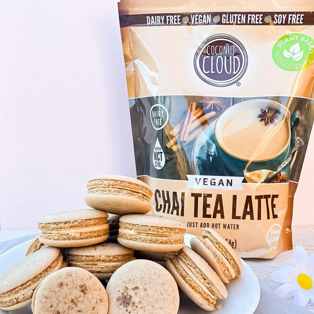 Whether you're a dairy-free devotee or trying to be a more conscientious consumer, you're sure to love the light and delicious taste of this coconut latte!  VEGAN, DAIRY FREE VERSION OF A CLASSIC CHAI TEA LATTE: Coconut Cloud Chai tea latte is a wonderfully warm, and subtly spiced chai latte, but without the dairy! Our cleaner version is vegan, dairy free, soy free, gluten free, and non-GMO.