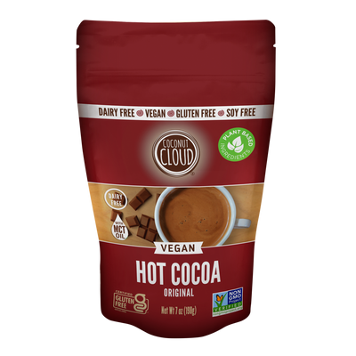Whether you're a dairy-free devotee or trying to be a more conscientious consumer, you're sure to love the light and delicious taste of this Hot Cocoa!  DELICIOUS COCOA FLAVOR: You'll keep coming back for more, once you enjoy your first mug of our delicious Coconut Cloud Cocoa!   ALLERGY FRIENDLY: Finally a shelf stable plant-based powdered cocoa that is sensitive to your dietary needs and preferences, made from dried coconut milk, rich cocoa powder, and a hint of sugar.