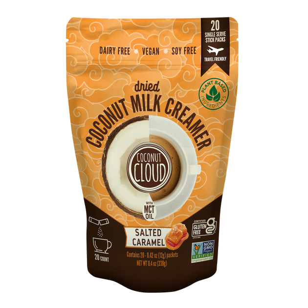 Salted Caramel Coffee Creamer To-Go Sticks (Dairy Free, Certified GF ...