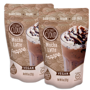 NEW PRODUCT ALERT: Introducing our Instant Mocha Frappe Mix COFFEE SHOP TASTE: Enjoy the taste of your favorite blended coffee drink in a dairy free version made from the comfort of home. MADE IN THE USA: Coconut Cloud products are 100% Dairy Free, Certified Gluten Free, Soy Free, Vegan & Non-GMO.