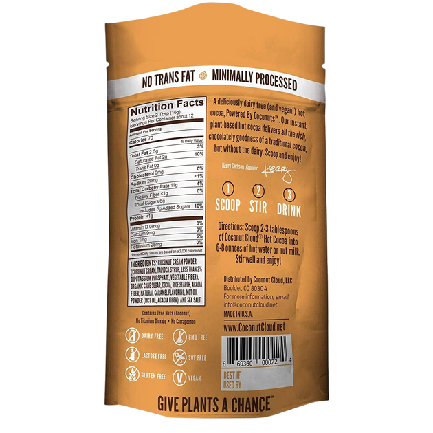 Bulk: Salted Caramel Hot Cocoa, 12 Pouches – Coconut Cloud