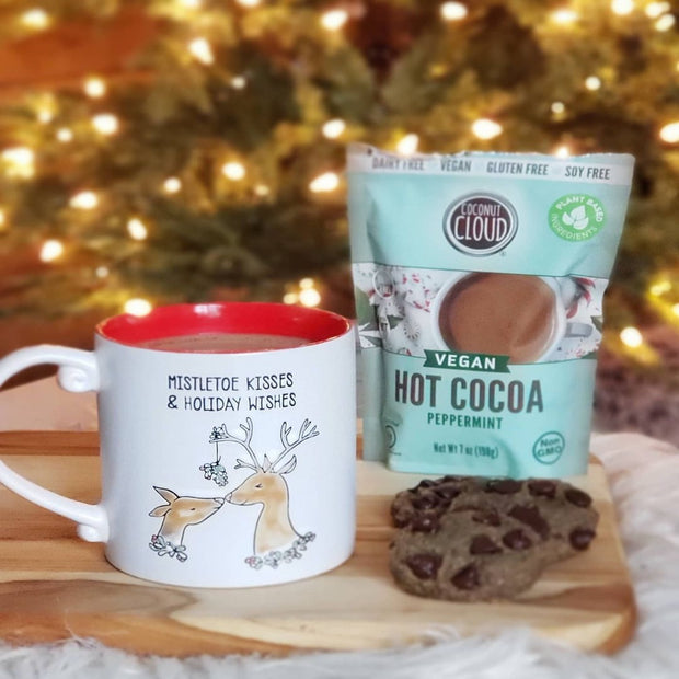 NEW FLAVOR ALERT: Introducing our Classic Hot Cocoa with a twist in a decadent Peppermint flavor MADE IN THE USA: Coconut Cloud products are 100% Dairy Free, Certified Gluten Free, Soy Free, Vegan & Non-GMO. SIMPLE, CLEAN INGREDIENTS: Our delicious hot cocoa mix is made from dried coconut milk, rich cocoa powder, and a hint of peppermint & sugar.