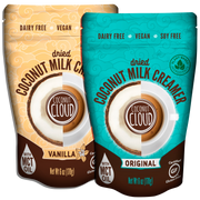 Our dried coconut milk creamer is clean and simple. With zero trans fats, and no added chemicals or preservatives, this creamy vegan delight is sure to boost your morning cup of joe. With natural flavors and only 2 g of sugar you can enjoy your coffee deliciously flavored without the guilt.