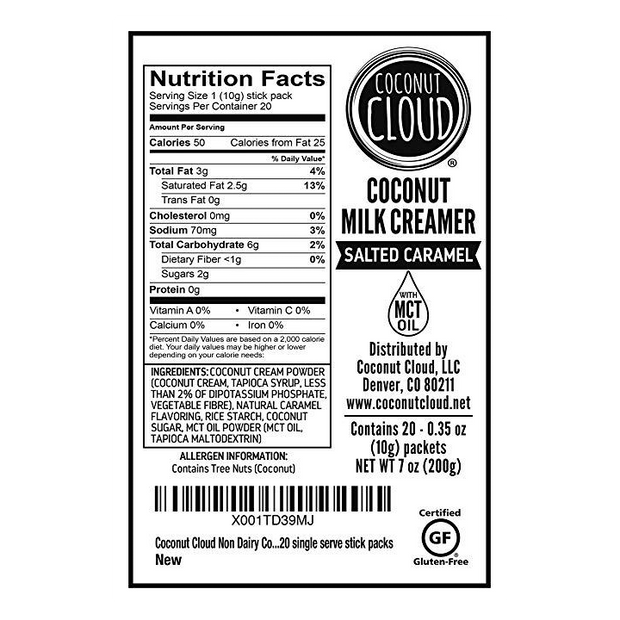 Assorted Creamer Stick Packs MADE IN THE USA: Fueled by a need for dairy free convenience, Coconut Cloud was born in Colorado.  100% DAIRY-FREE | VEGAN | GLUTEN-FREE | SOY-FREE | NON-GMO